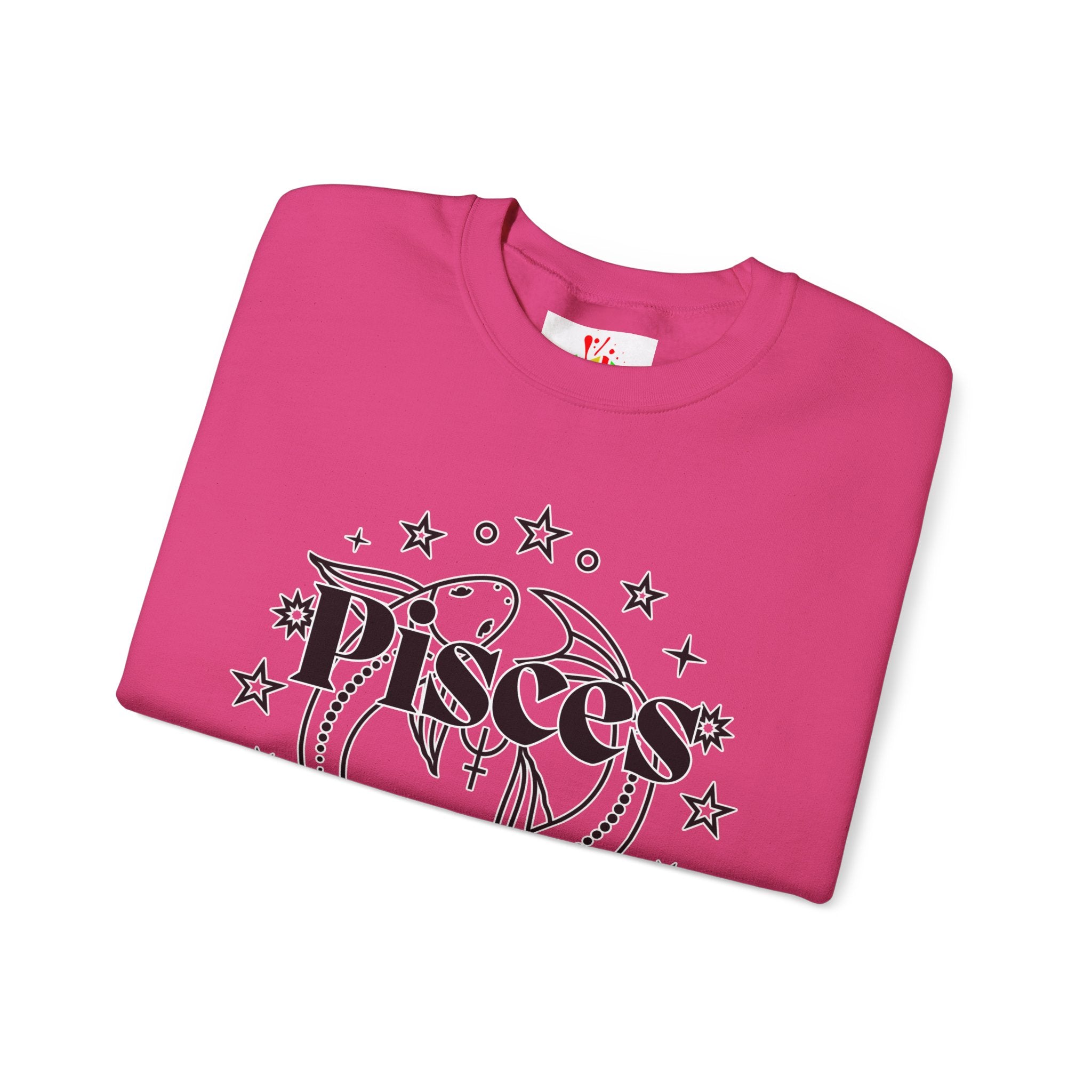 Pisces Unisex Casual Crewneck Sweatshirt